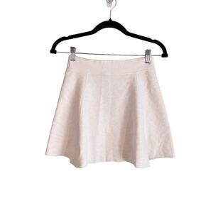THEORY Mini Skirt Womens S Petite A-Line Golf Tennis Skater Pull On Flare White